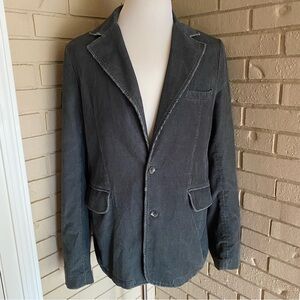 Wellington By Hollister Vintage 90s Y2K Corduroy Button Front Blazer Jacket L